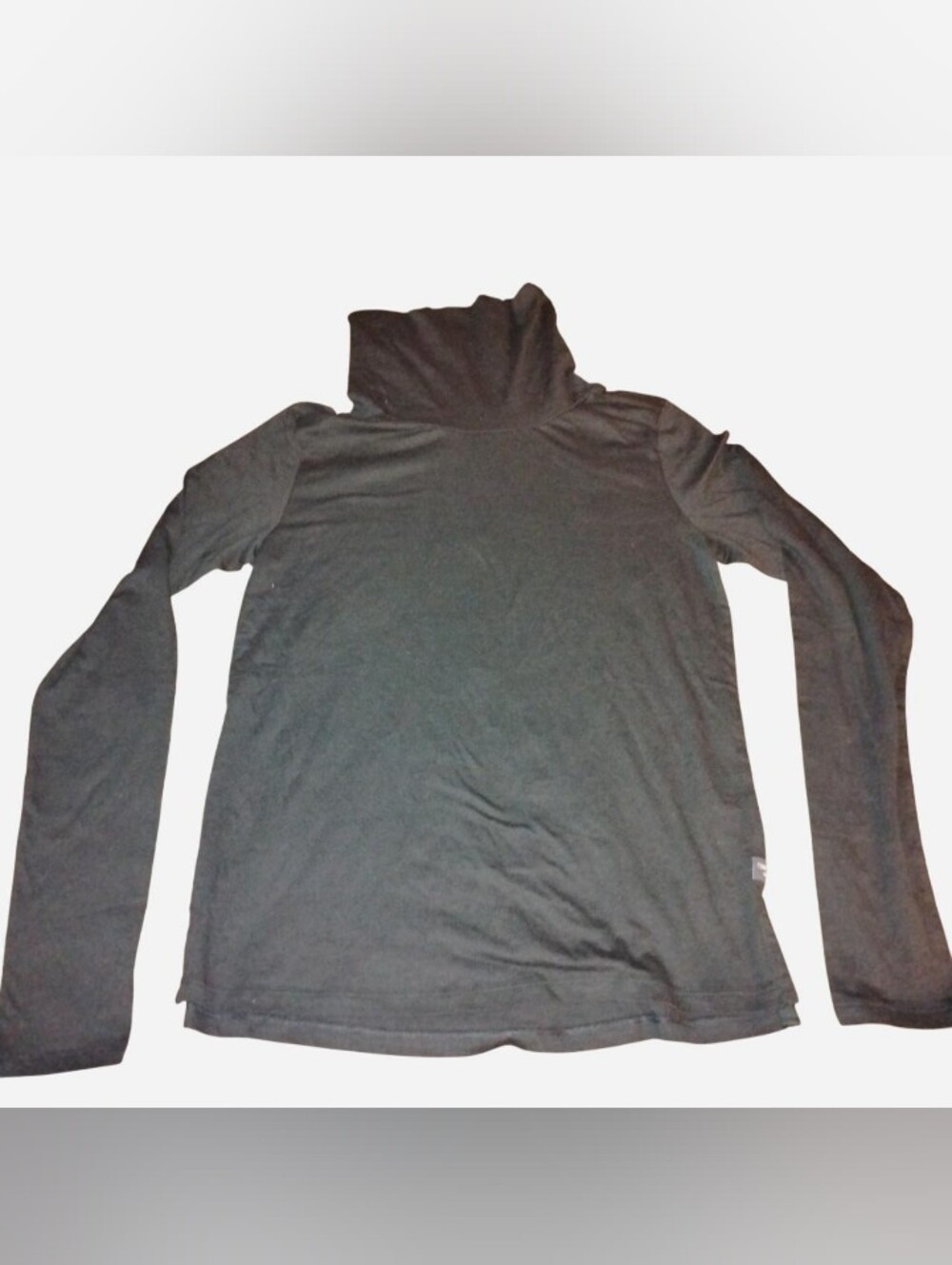 NWT Toad & Co Maisey Long Sleeve Turtleneck T-Neck Black XS Sustainable